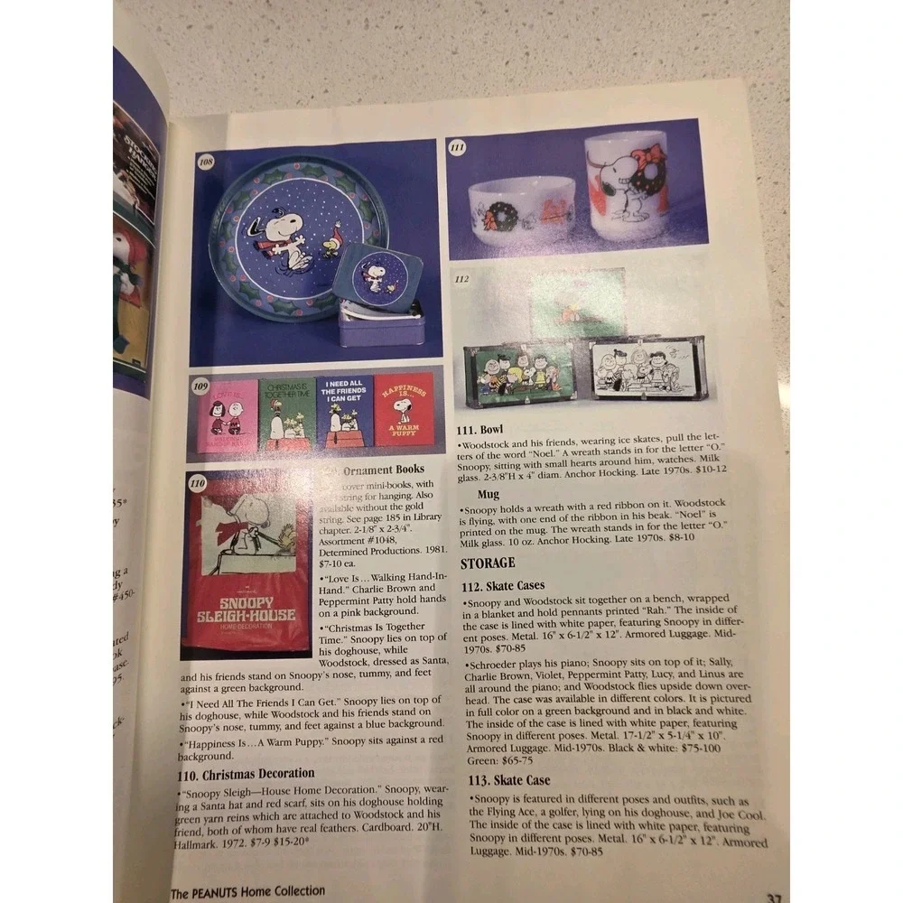 1999 PEANUTS THE HOME COLLECTION A COLLECTOR'S PRICE GUIDE BOOK